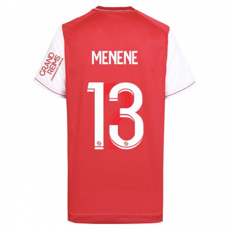 Kandiny Gyermek Meyong Menene #13 Piros Hazai Jersey 2023/24 Mez Póló Ing