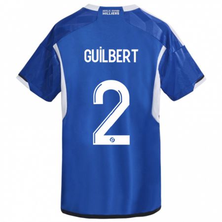 Kandiny Gyermek Frédéric Guilbert #2 Kék Hazai Jersey 2023/24 Mez Póló Ing