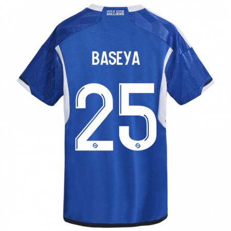 Kandiny Gyermek Steven Baseya #25 Kék Hazai Jersey 2023/24 Mez Póló Ing