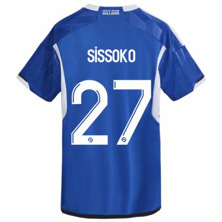 Kandiny Gyermek Ibrahima Sissoko #27 Kék Hazai Jersey 2023/24 Mez Póló Ing