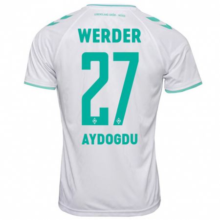 Kandiny Gyermek Onur Aydogdu #27 Fehér Idegenbeli Jersey 2023/24 Mez Póló Ing