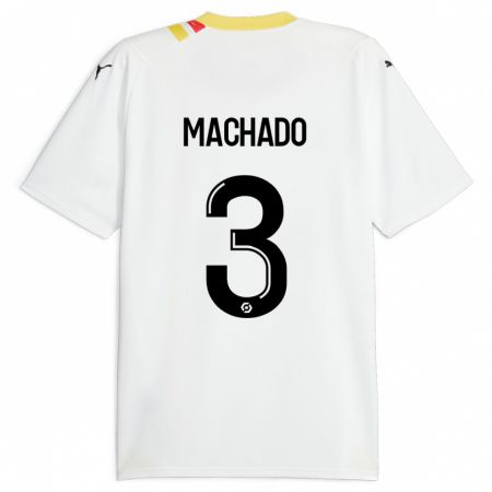 Kandiny Gyermek Deiver Machado #3 Fekete Idegenbeli Jersey 2023/24 Mez Póló Ing