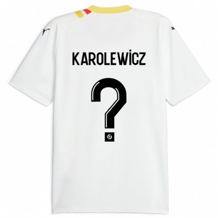 Kandiny Gyermek Roman Karolewicz #0 Fekete Idegenbeli Jersey 2023/24 Mez Póló Ing