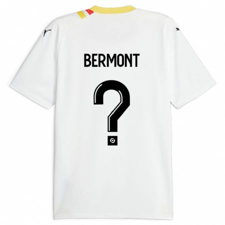 Kandiny Gyermek Anthony Bermont #0 Fekete Idegenbeli Jersey 2023/24 Mez Póló Ing