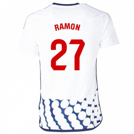 Kandiny Gyermek Pablo Ramón #27 Fehér Idegenbeli Jersey 2023/24 Mez Póló Ing