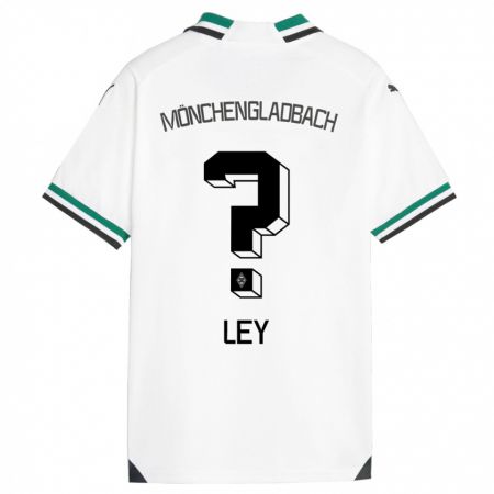 Kandiny Férfi Marlon Ley #0 Fehér Zöld Hazai Jersey 2023/24 Mez Póló Ing