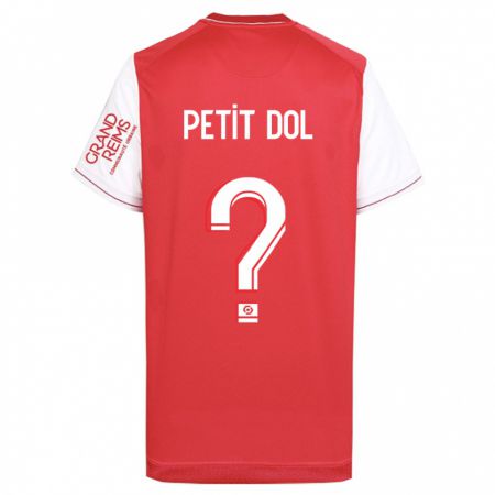 Kandiny Férfi Alvin Petit Dol #0 Piros Hazai Jersey 2023/24 Mez Póló Ing