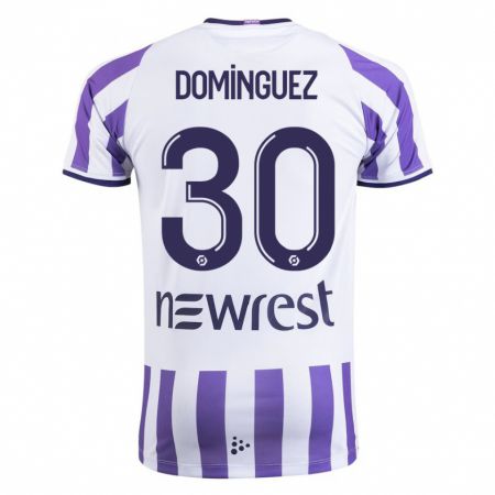 Kandiny Férfi Álex Domínguez #30 Fehér Hazai Jersey 2023/24 Mez Póló Ing