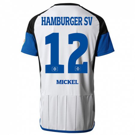 Kandiny Női Tom Mickel #12 Fehér Hazai Jersey 2023/24 Mez Póló Ing