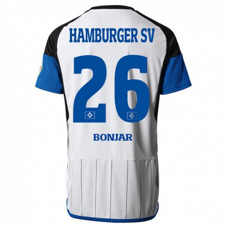 Kandiny Női Amir Bonjar #26 Fehér Hazai Jersey 2023/24 Mez Póló Ing