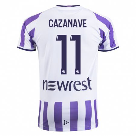 Kandiny Női Julie Cazanave #11 Fehér Hazai Jersey 2023/24 Mez Póló Ing