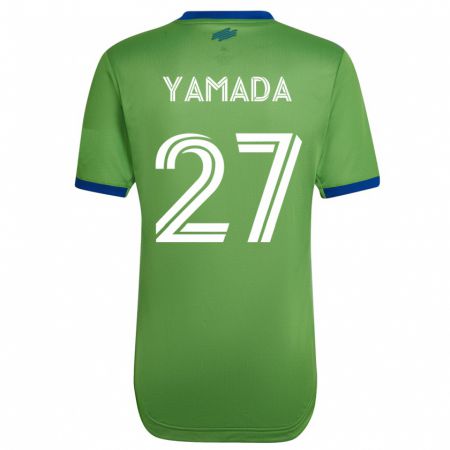 Kandiny Női Hikari Yamada #27 Zöld Hazai Jersey 2023/24 Mez Póló Ing