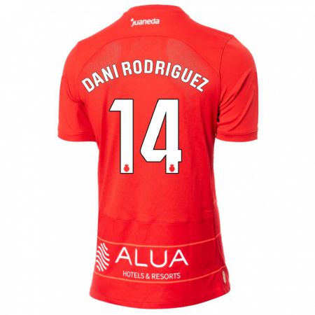 Kandiny Női Dani Rodríguez #14 Piros Hazai Jersey 2023/24 Mez Póló Ing