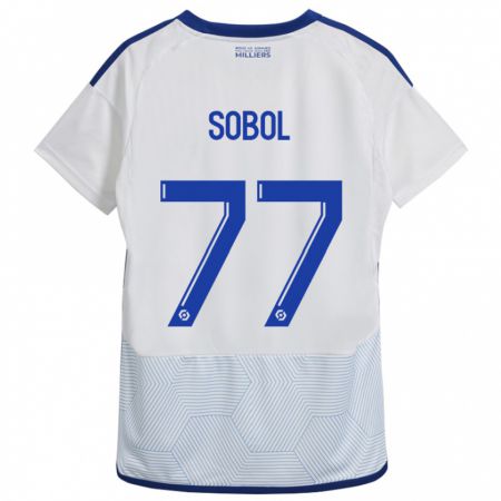 Kandiny Női Eduard Sobol #77 Fehér Idegenbeli Jersey 2023/24 Mez Póló Ing