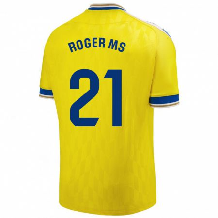 Kandiny Gyermek Roger Martí #21 Sárga Hazai Jersey 2023/24 Mez Póló Ing