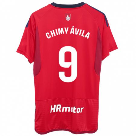 Kandiny Gyermek Chimy Ávila #9 Piros Hazai Jersey 2023/24 Mez Póló Ing