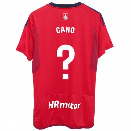 Kandiny Gyermek Javi Caño #0 Piros Hazai Jersey 2023/24 Mez Póló Ing