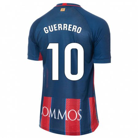 Kandiny Gyermek Fernando Guerrero #10 Haditengerészet Hazai Jersey 2023/24 Mez Póló Ing