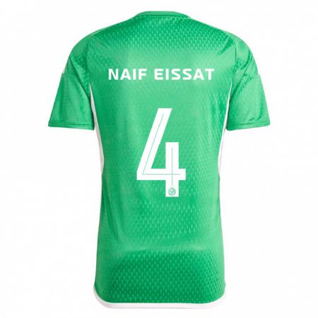 Kandiny Gyermek Lisav Naif Eissat #4 Fehér Kék Hazai Jersey 2023/24 Mez Póló Ing