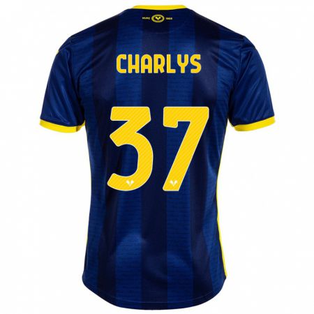 Kandiny Gyermek Charlys #37 Haditengerészet Hazai Jersey 2023/24 Mez Póló Ing