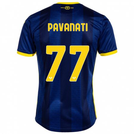 Kandiny Gyermek Alessandro Pavanati #77 Haditengerészet Hazai Jersey 2023/24 Mez Póló Ing