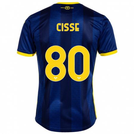 Kandiny Gyermek Alphadjo Cissè #80 Haditengerészet Hazai Jersey 2023/24 Mez Póló Ing