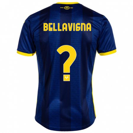 Kandiny Gyermek Marco Bellavigna #0 Haditengerészet Hazai Jersey 2023/24 Mez Póló Ing