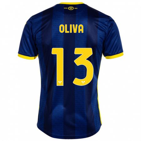 Kandiny Gyermek Eleonora Oliva #13 Haditengerészet Hazai Jersey 2023/24 Mez Póló Ing