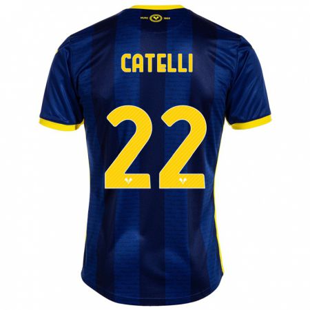 Kandiny Gyermek Anna Catelli #22 Haditengerészet Hazai Jersey 2023/24 Mez Póló Ing