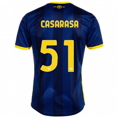 Kandiny Gyermek Asia Casarasa #51 Haditengerészet Hazai Jersey 2023/24 Mez Póló Ing