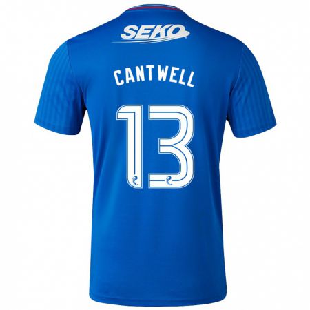 Kandiny Gyermek Todd Cantwell #13 Kék Hazai Jersey 2023/24 Mez Póló Ing