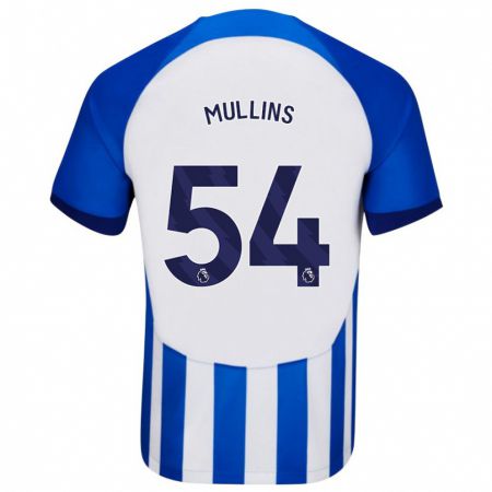 Kandiny Gyermek Jamie Mullins #54 Kék Hazai Jersey 2023/24 Mez Póló Ing