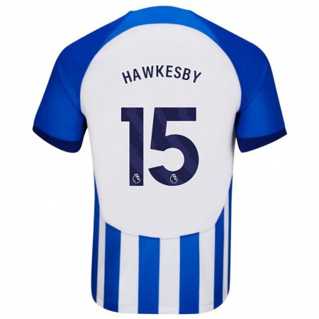 Kandiny Gyermek Mackenzie Hawkesby #15 Kék Hazai Jersey 2023/24 Mez Póló Ing