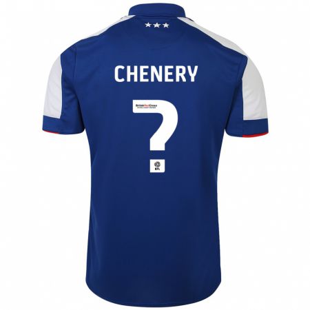 Kandiny Gyermek George Chenery #0 Kék Hazai Jersey 2023/24 Mez Póló Ing