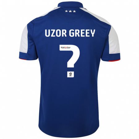 Kandiny Gyermek Chuks Uzor-Greey #0 Kék Hazai Jersey 2023/24 Mez Póló Ing