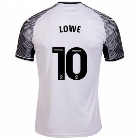 Kandiny Gyermek Jamal Lowe #10 Fehér Hazai Jersey 2023/24 Mez Póló Ing