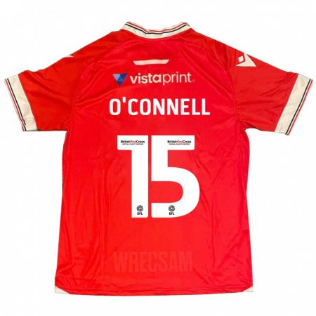 Kandiny Gyermek Eoghan O'connell #15 Piros Hazai Jersey 2023/24 Mez Póló Ing