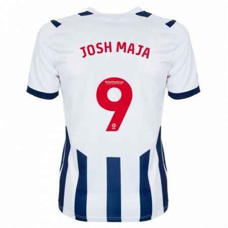 Kandiny Gyermek Josh Maja #9 Fehér Hazai Jersey 2023/24 Mez Póló Ing