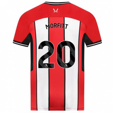 Kandiny Gyermek Izzy Morfitt #20 Piros Hazai Jersey 2023/24 Mez Póló Ing