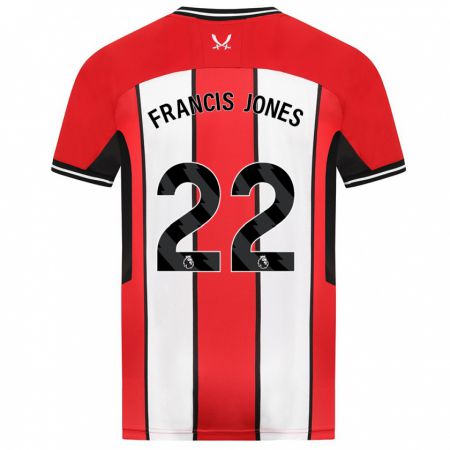 Kandiny Gyermek Maria Francis-Jones #22 Piros Hazai Jersey 2023/24 Mez Póló Ing