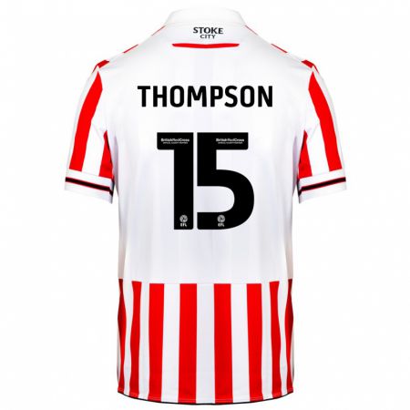 Kandiny Gyermek Jordan Thompson #15 Piros Fehér Hazai Jersey 2023/24 Mez Póló Ing