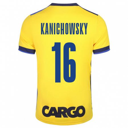 Kandiny Gyermek Gabi Kanichowsky #16 Sárga Hazai Jersey 2023/24 Mez Póló Ing