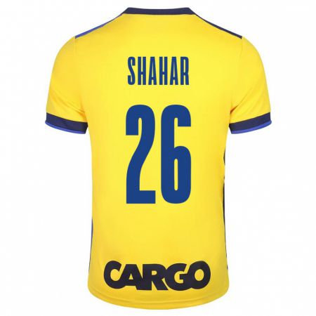 Kandiny Gyermek Ido Shahar #26 Sárga Hazai Jersey 2023/24 Mez Póló Ing