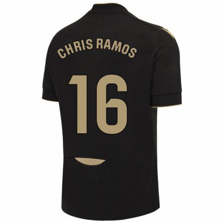 Kandiny Gyermek Chris Ramos #16 Fekete Idegenbeli Jersey 2023/24 Mez Póló Ing