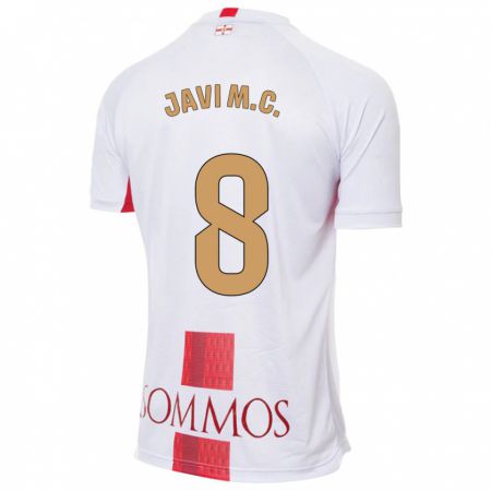 Kandiny Gyermek Javi Martínez #8 Fehér Idegenbeli Jersey 2023/24 Mez Póló Ing