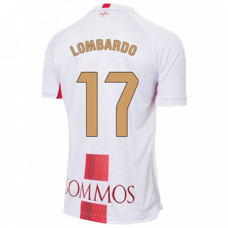 Kandiny Gyermek Enzo Lombardo #17 Fehér Idegenbeli Jersey 2023/24 Mez Póló Ing