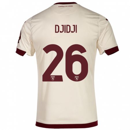 Kandiny Gyermek Koffi Djidji #26 Pezsgő Idegenbeli Jersey 2023/24 Mez Póló Ing