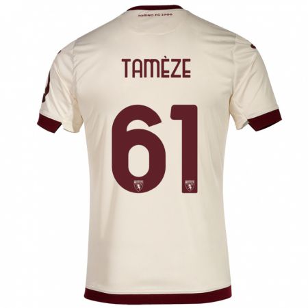 Kandiny Gyermek Adrien Tamèze #61 Pezsgő Idegenbeli Jersey 2023/24 Mez Póló Ing