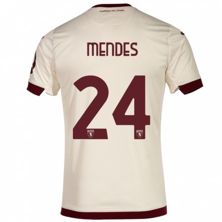 Kandiny Gyermek Rodrigo Mendes #24 Pezsgő Idegenbeli Jersey 2023/24 Mez Póló Ing