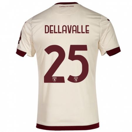 Kandiny Gyermek Alessandro Dellavalle #25 Pezsgő Idegenbeli Jersey 2023/24 Mez Póló Ing